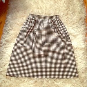 Gingham Skirt